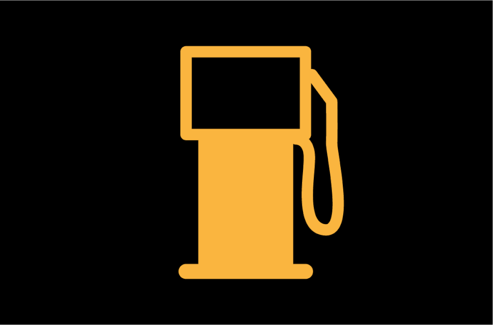 spia del livello del carburante