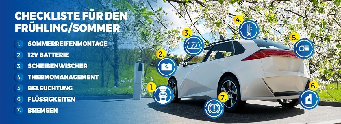 E-Autos Checkliste Frühjahrscheck