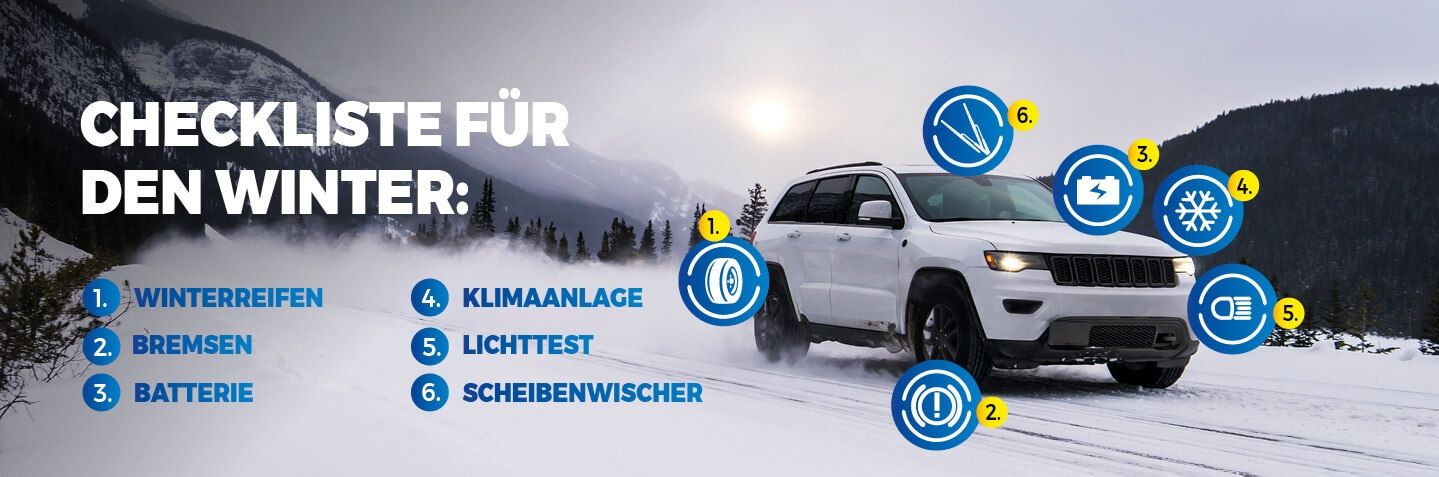 Checkliste für den Winter