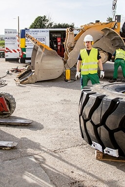 Dépannage Pneumatique en génie civil et travaux publics